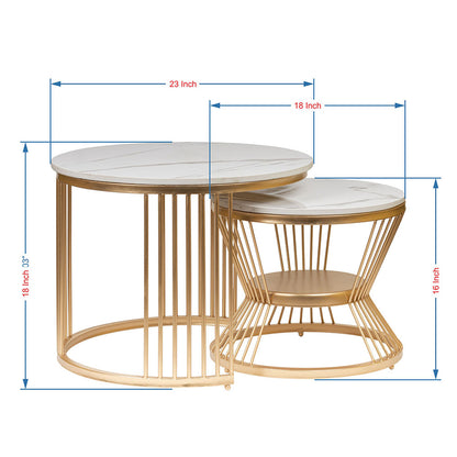 Nesting Table, UAF001(UA OVERSEAS), Classic New Gold Pandora Coffee Table , Nesting Table - EL12203