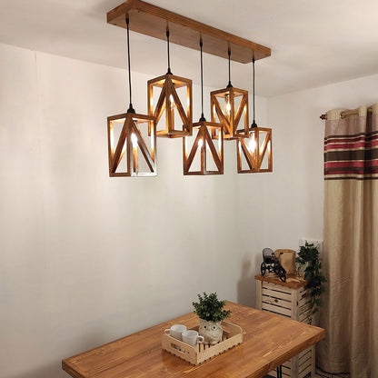 Hanging Light, Hanging Light with Brown Color, Hanging Light in Wood, Hanging Light for Home, Hanging Light for Living Room, Hanging Light - EL14037