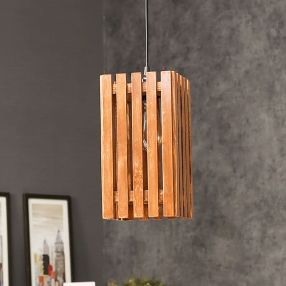 Hanging Light, Hanging Light with  Brown Color, Hanging Light in Wood, Hanging Light for Home, Hanging Light for Living Room, Hanging Light - EL14040