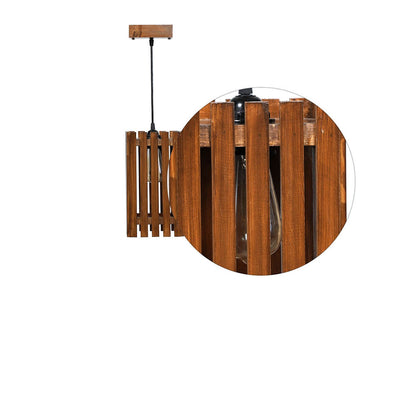 Hanging Light, Hanging Light with  Brown Color, Hanging Light in Wood, Hanging Light for Home, Hanging Light for Living Room, Hanging Light - EL14040