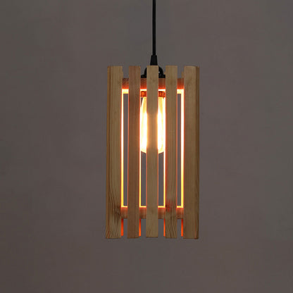 Hanging Light, Hanging Light with  Light Brown Color, Hanging Light in Wood, Hanging Light for Home, Hanging Light for Living Room, Hanging Light - EL14041