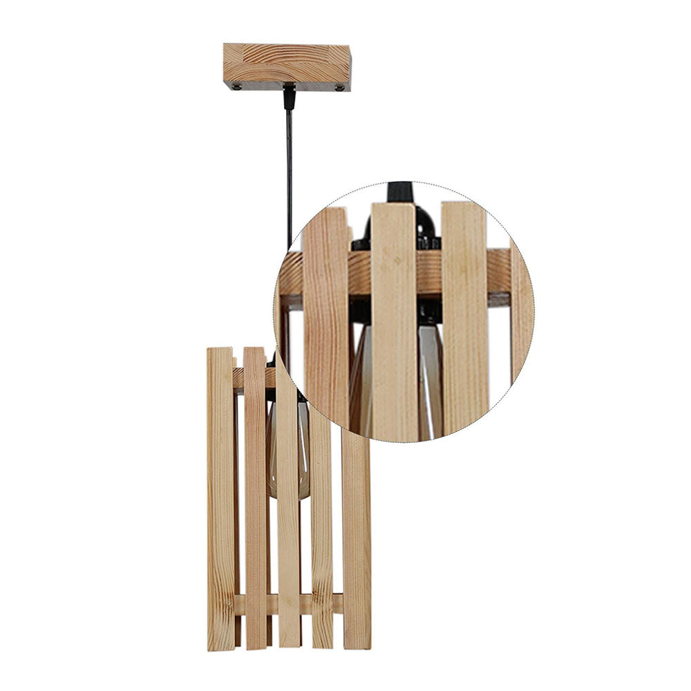 Hanging Light, Hanging Light with  Light Brown Color, Hanging Light in Wood, Hanging Light for Home, Hanging Light for Living Room, Hanging Light - EL14041