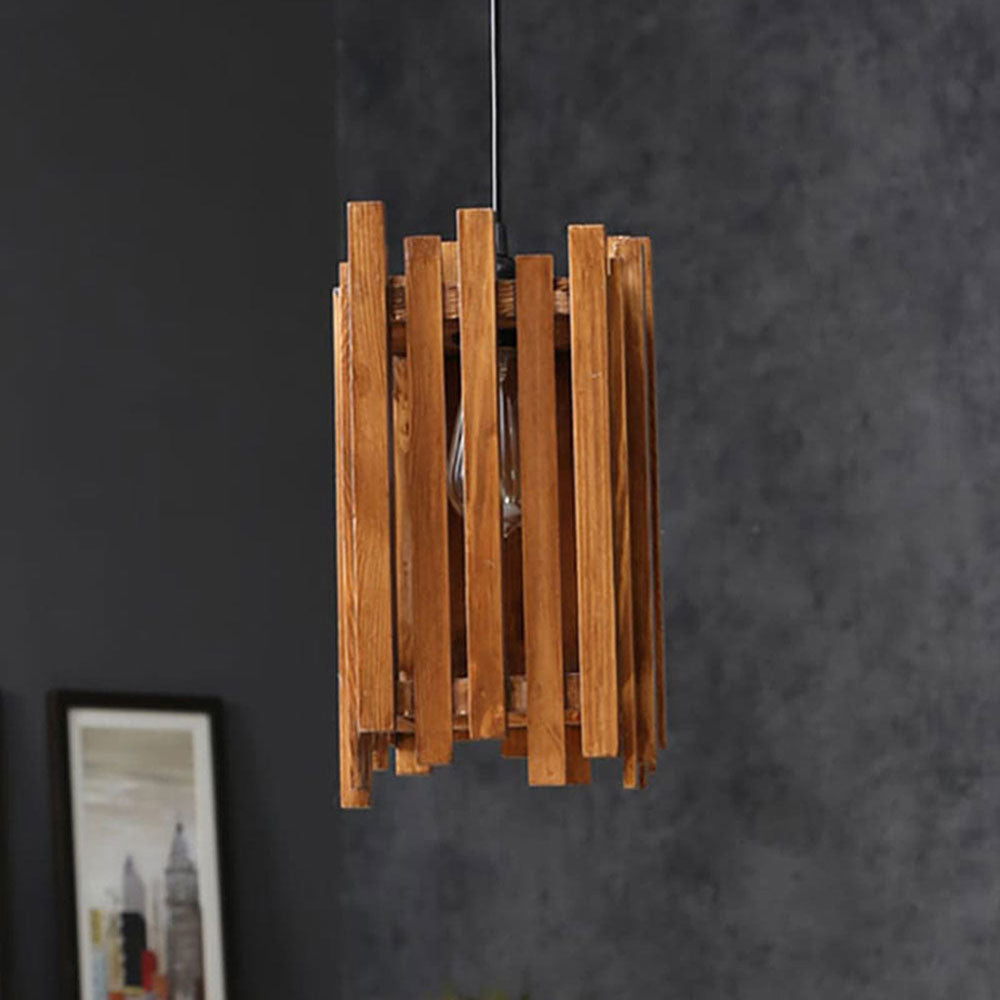 Hanging Light, Hanging Light with  Light Brown Color, Hanging Light in Wood, Hanging Light for Home, Hanging Light for Living Room, Hanging Light - EL14042