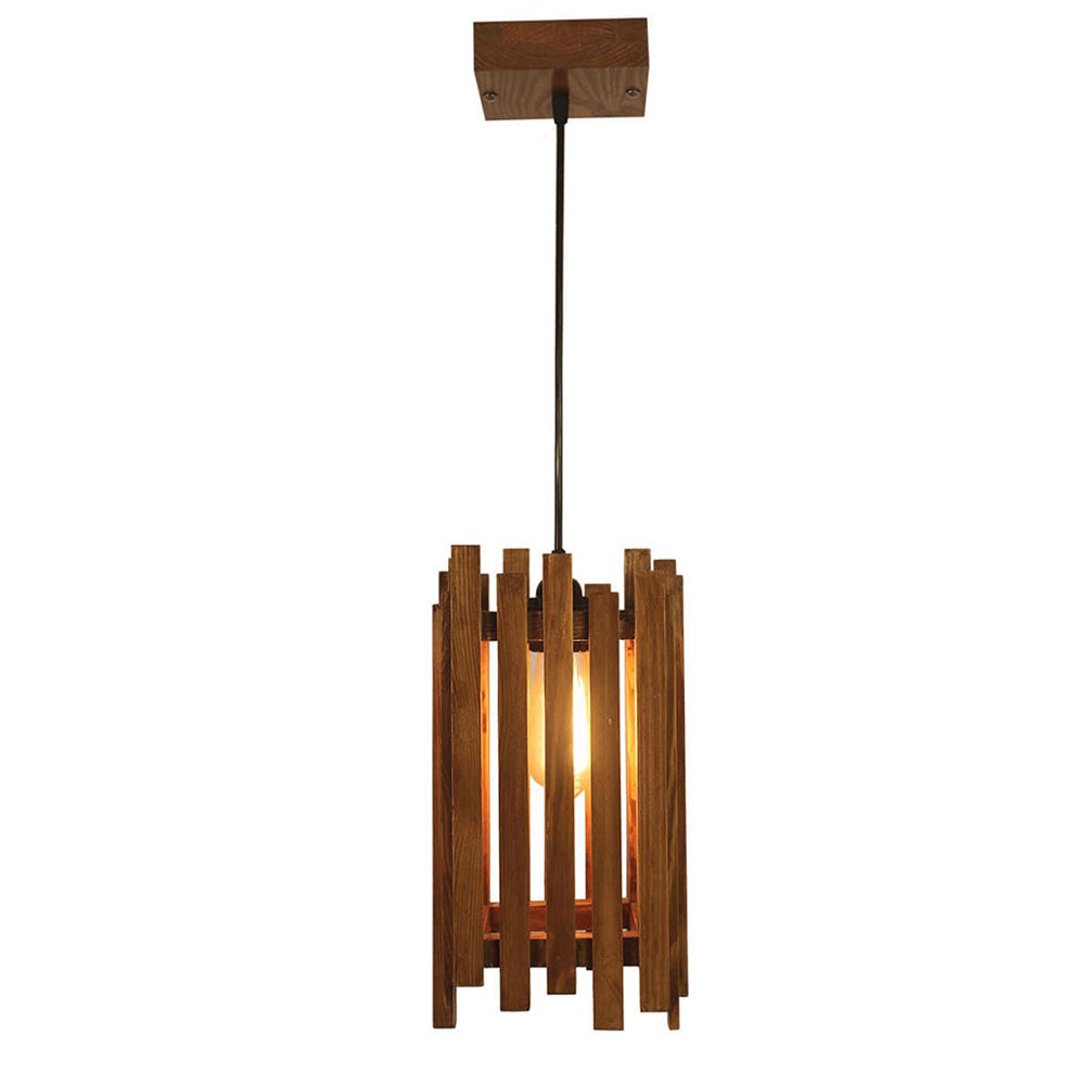 Hanging Light, Hanging Light with  Light Brown Color, Hanging Light in Wood, Hanging Light for Home, Hanging Light for Living Room, Hanging Light - EL14042