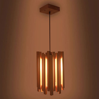 Hanging Light, Hanging Light with  Light Brown Color, Hanging Light in Wood, Hanging Light for Home, Hanging Light for Living Room, Hanging Light - EL14043