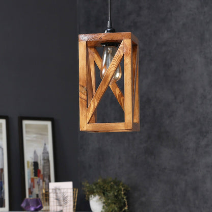 Hanging Light, Hanging Light with   Brown Color, Hanging Light in Wood, Hanging Light for Home, Hanging Light for Living Room, Hanging Light - EL14044