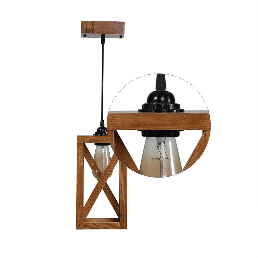 Hanging Light, Hanging Light with   Brown Color, Hanging Light in Wood, Hanging Light for Home, Hanging Light for Living Room, Hanging Light - EL14044