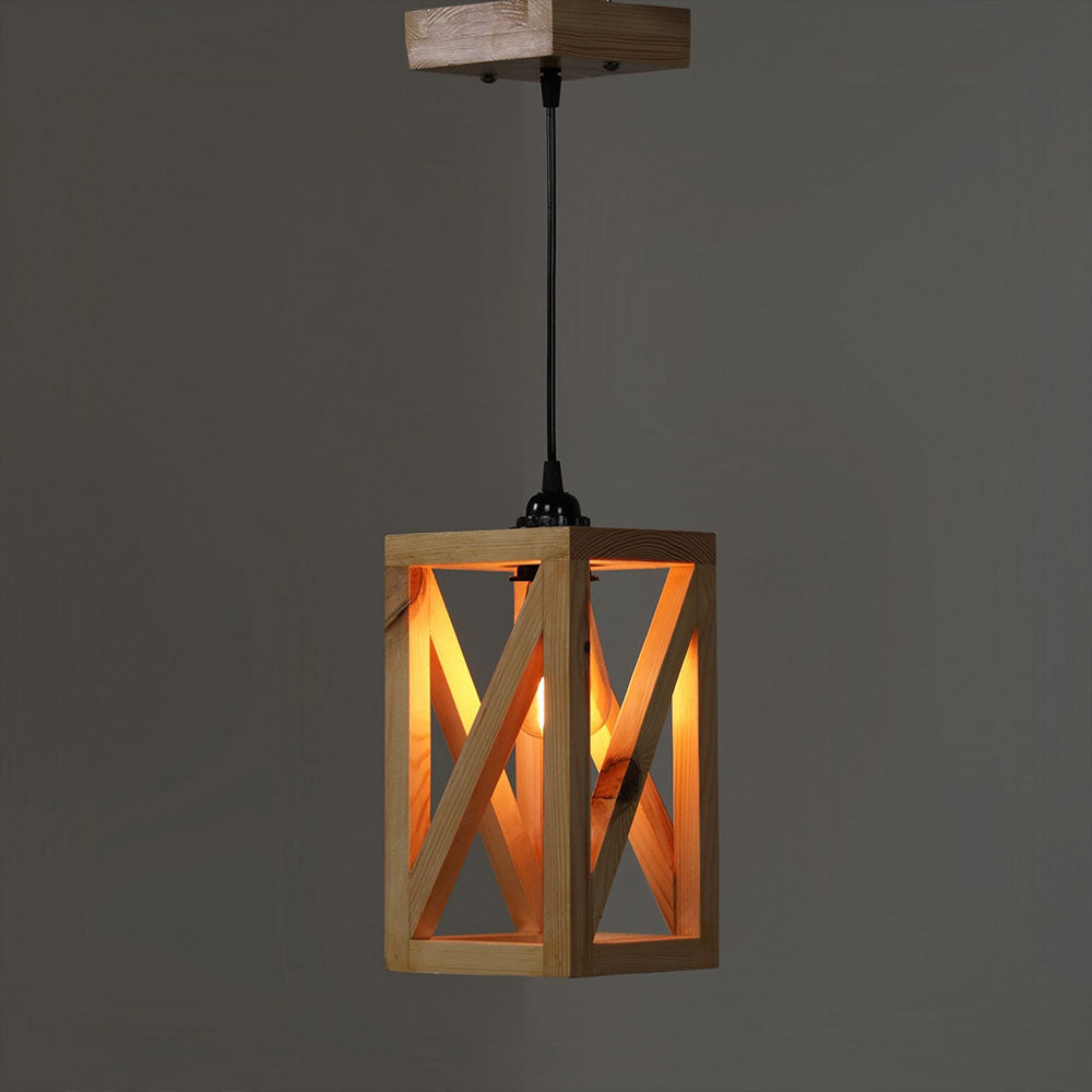 Hanging Light, Hanging Light with   Light Brown Color, Hanging Light in Wood, Hanging Light for Home, Hanging Light for Living Room, Hanging Light - EL14045