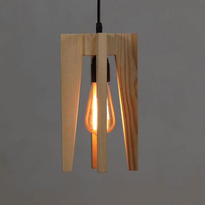 Hanging Light, Hanging Light with   Light Brown Color, Hanging Light in Wood, Hanging Light for Home, Hanging Light for Living Room, Hanging Light - EL14046