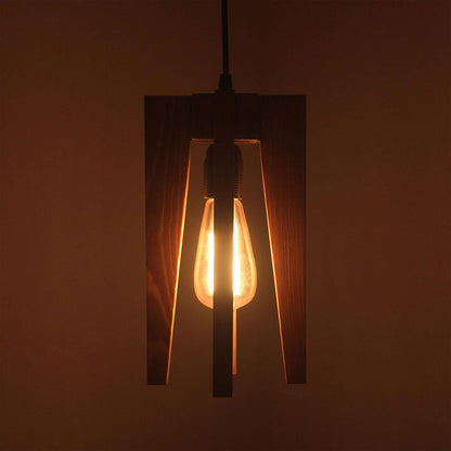 Hanging Light, Hanging Light with   Light Brown Color, Hanging Light in Wood, Hanging Light for Home, Hanging Light for Living Room, Hanging Light - EL14047