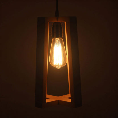 Hanging Light, Hanging Light with Light Brown Color, Hanging Light in Wood, Hanging Light for Living & Dining Area, Hanging Light - EL14050