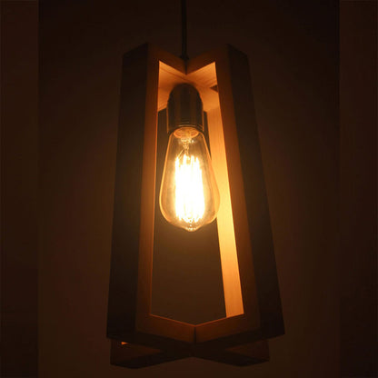 Hanging Light, Hanging Light with Light Brown Color, Hanging Light in Wood, Hanging Light for Living & Dining Area, Hanging Light - EL14050