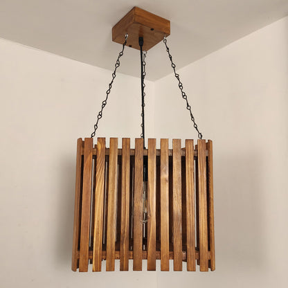 Hanging Light, Hanging Light with Dark Brown Color, Hanging Light in Wood, Hanging Light for Living & Dining Area, Hanging Light - EL14051