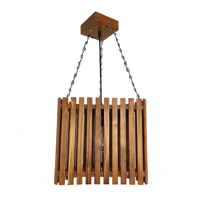 Hanging Light, Hanging Light with Dark Brown Color, Hanging Light in Wood, Hanging Light for Living & Dining Area, Hanging Light - EL14051