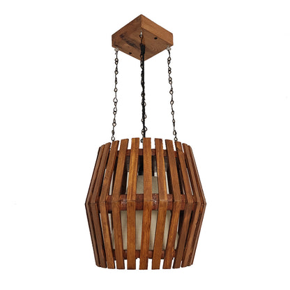 Hanging Light, Hanging Light with Dark Brown Color, Hanging Light in Wood, Hanging Light for Living & Dining Area, Hanging Light - EL14053