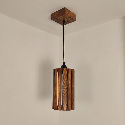 Hanging Light, Hanging Light with Dark Brown Color, Hanging Light in Wood, Hanging Light for Living & Dining Area, Hanging Light - EL14056