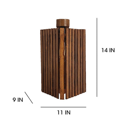 Wall Light, Wall Lamp with Light Brown Color, Wall Lamp in Wood, Wall Lamp for Living & Bedroom Area, Wall Lamp - EL14087