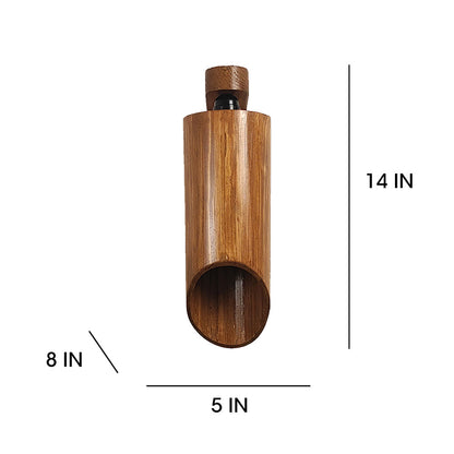 Wall Light, Wall Lamp with Light Brown Color, Wall Lamp in Wood, Wall Lamp for Living & Bedroom Area, Wall Lamp - EL14089