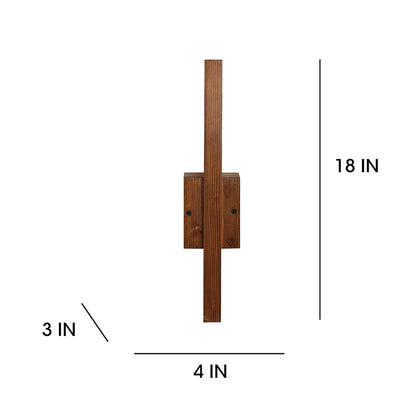 Wall Light, Wall Lamp with Light Brown Color, Wall Lamp in Wood, Wall Lamp for Living & Bedroom Area, Wall Lamp - EL14099