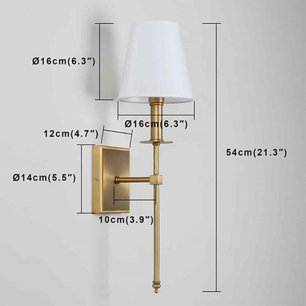 Wall Light, Mild Steel Gold Finish Classic Wall Light(Sizzling Lights), Mordern Light, Bedroom & Living Room Light, Wall Light - EL14165