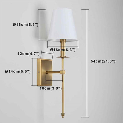 Wall Light, Mild Steel Gold Finish Classic Wall Light(Sizzling Lights), Mordern Light, Bedroom & Living Room Light, Wall Light - EL14165