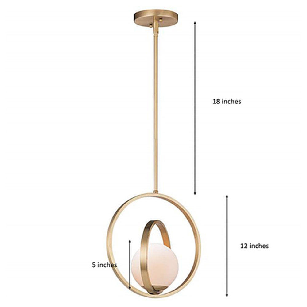 Hanging Light, Double Ring Light(Sizzling Lights), Pendant Light, Bedroom & Living Room Light, Hanging Light - EL14170