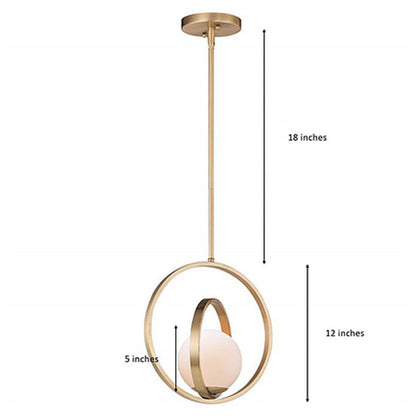 Hanging Light, Double Ring Light(Sizzling Lights), Pendant Light, Bedroom & Living Room Light, Hanging Light - EL14170