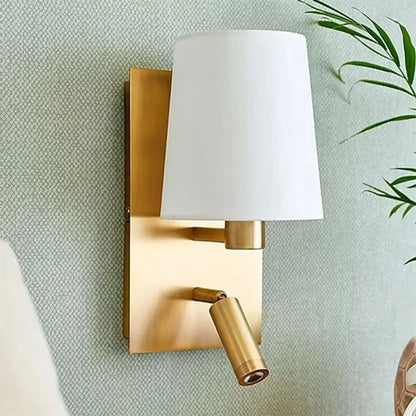 Wall Light, Matt Gold Finish Stella Wall Lamp 3 Watt(Sizzling Lights), Modern Light, Bedroom & Living Room Light, Wall Light - EL14173