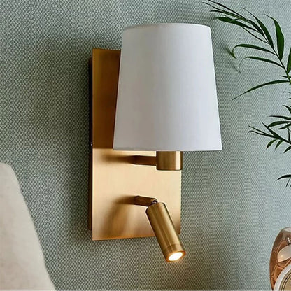 Wall Light, Matt Gold Finish Stella Wall Lamp 3 Watt(Sizzling Lights), Modern Light, Bedroom & Living Room Light, Wall Light - EL14173