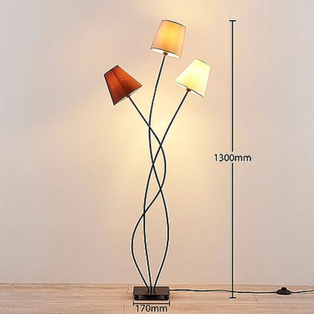 Floor Lamp, Tri-shade Floor Lamp (Sizzling Lights), Standing Light, Floor Lamp - EL14186