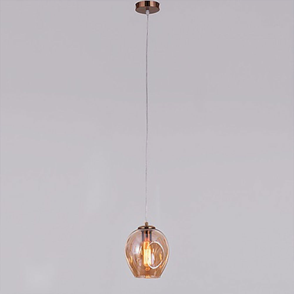 Hanging Light, Collin Pendent Light (Sizzling Lights), Modern Ceiling Pendant Glass Light in Golden Luster Finish, Hanging Light - EL14188