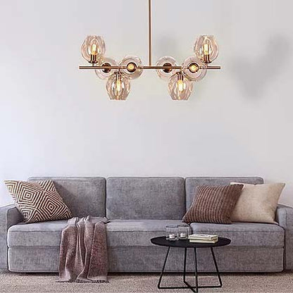 Chandelier, Linear Chandelier (Sizzling Lights), Chandelier for Living Room, Bedroom, Chandelier - EL14197