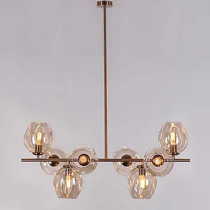 Chandelier, Linear Chandelier (Sizzling Lights), Chandelier for Living Room, Bedroom, Chandelier - EL14197