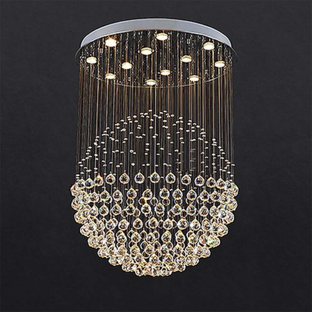 Chandelier, Crystal Ball Chandelier (Sizzling Lights), Chandelier for Living Room, Bedroom, Chandelier Height in Adjustable, Chandelier - EL14202