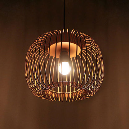 Hanging Light, Zura Bubble Pressed Brown Hanging Lamp (Home Blitz), Living Room, Bedroom & Kitchen Hanging Lamp, Hanging Lamp - EL14211