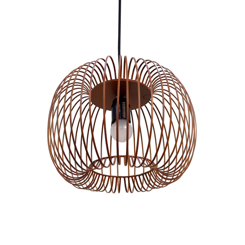 Hanging Light, Zura Bubble Pressed Brown Hanging Lamp (Home Blitz), Living Room, Bedroom & Kitchen Hanging Lamp, Hanging Lamp - EL14211