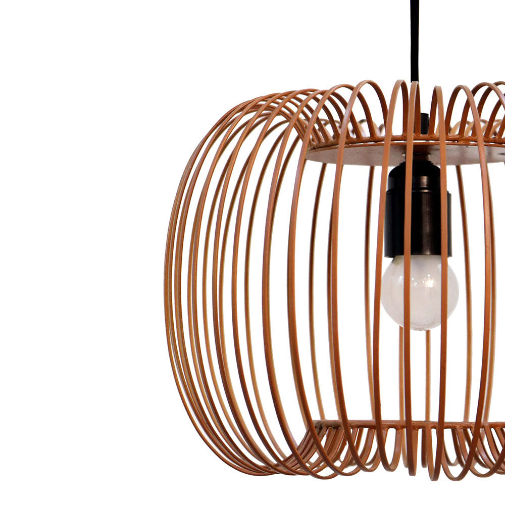 Hanging Light, Zura Bubble Pressed Brown Hanging Lamp (Home Blitz), Living Room, Bedroom & Kitchen Hanging Lamp, Hanging Lamp - EL14211