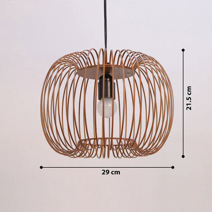 Hanging Light, Zura Bubble Pressed Brown Hanging Lamp (Home Blitz), Living Room, Bedroom & Kitchen Hanging Lamp, Hanging Lamp - EL14211