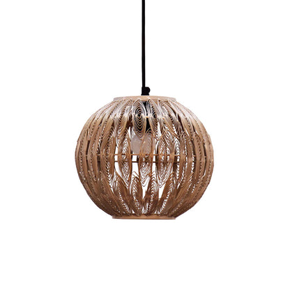 Hanging Light, Tena Round Quilled Hanging Lamp (Home Blitz), Living Room, Bedroom & Kitchen Hanging Lamp, Hanging Lamp - EL14213