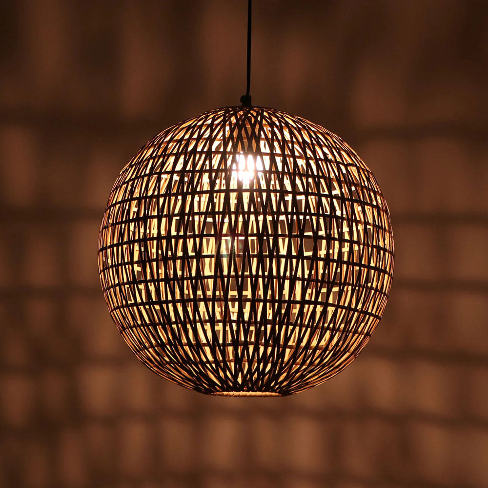 Hanging Light, Orion Round Ball Hanging Lamp (Home Blitz), Living Room, Bedroom & Kitchen Hanging Lamp, Hanging Lamp - EL14219