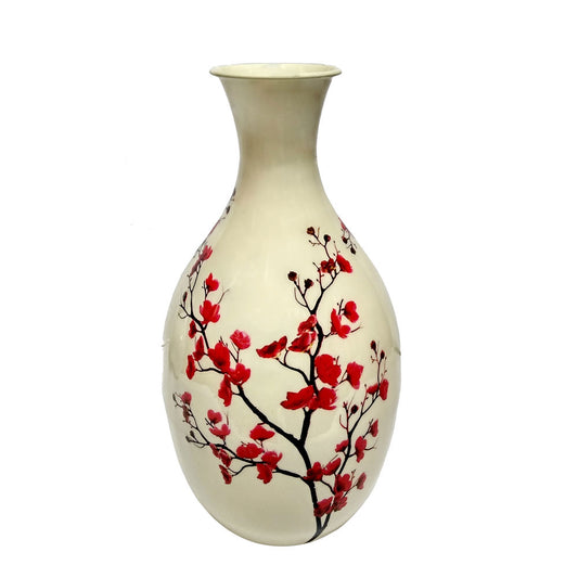 Vase, Vase with Off White Color, Vase for  Home Decor, Vase - EL15090