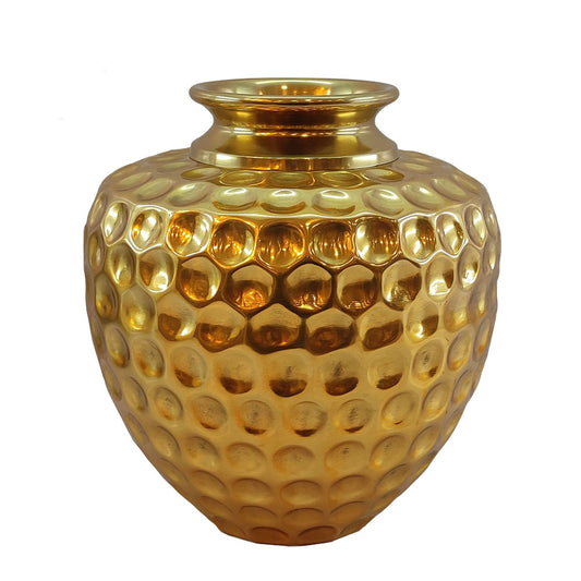 Vase, Vase with Golden Color, Vase for Metal, Vase for  Home Decor, Vase - EL15092