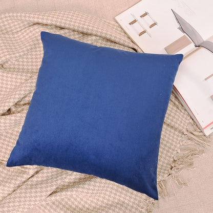 Cushion Cover, 1 Cushion Cover, Cushion Cover in 16*16in, Cushion Cover for Living room, Cushion Cover with Blue Color, Cushion Cover - EL15140