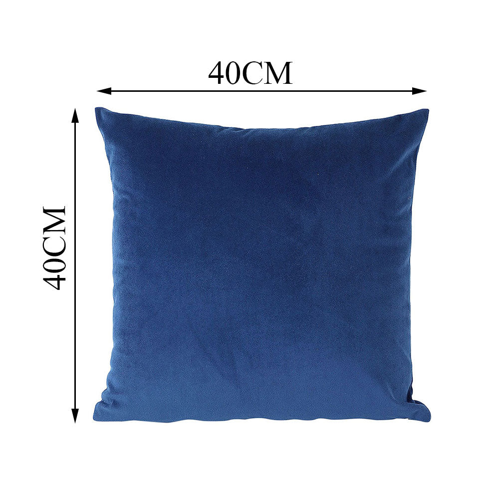 Cushion Cover, 1 Cushion Cover, Cushion Cover in 16*16in, Cushion Cover for Living room, Cushion Cover with Blue Color, Cushion Cover - EL15140