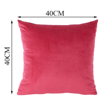 Cushion Cover, 1 Cushion Cover, Cushion Cover in 16*16in, Cushion Cover for Living room, Cushion Cover with Red Color, Cushion Cover - EL15142