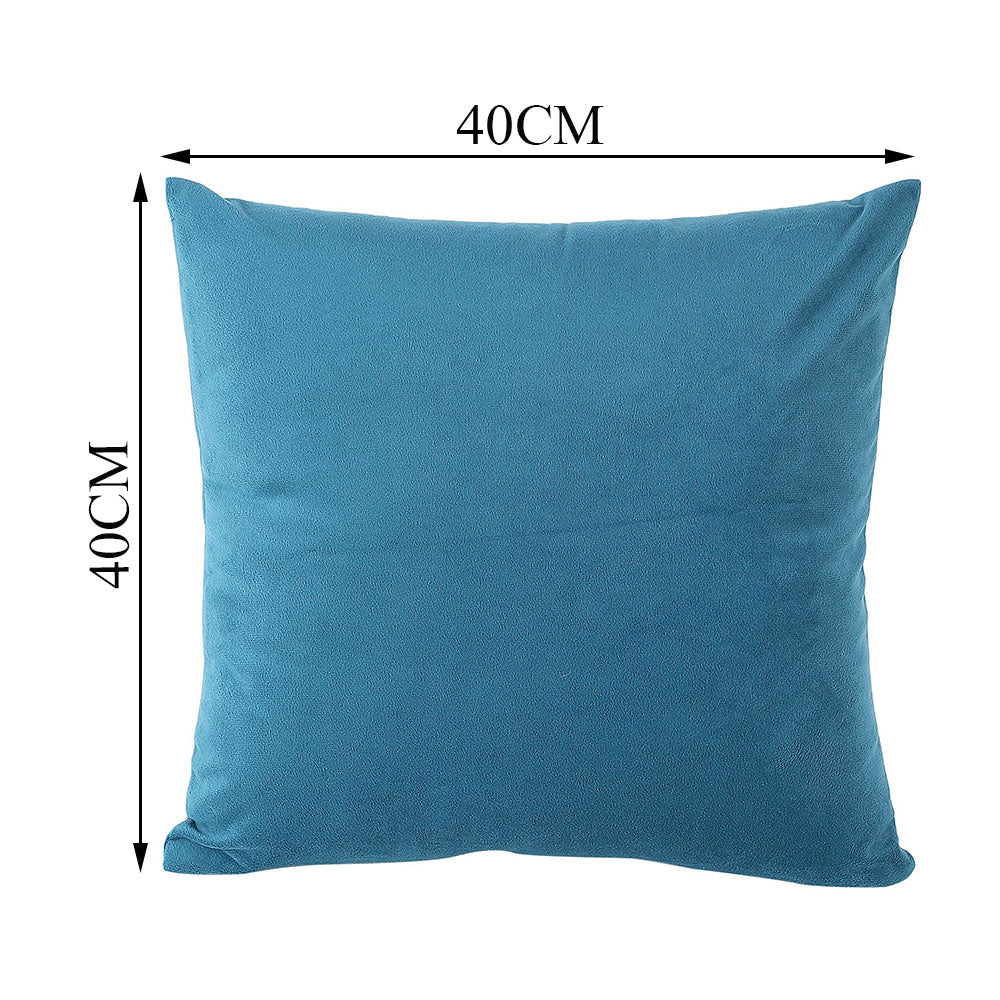 Cushion Cover, 1 Cushion Cover, Cushion Cover in 16*16in, Cushion Cover for Living room, Cushion Cover with Sea Green Color, Cushion Cover - EL15144