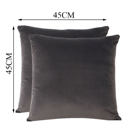 Cushion Cover, Pack of 2 Cushion Cover, Cushion Cover in 18*18in, Cushion Cover for Living room, Cushion Cover with Brown Color, Cushion Cover - EL15160