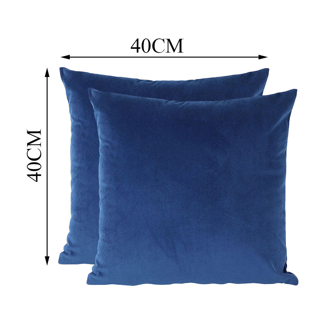 Cushion Cover, Pack of 2 Cushion Cover, Cushion Cover in 16*16in, Cushion Cover for Living room, Cushion Cover with Blue Color, Cushion Cover - EL15161