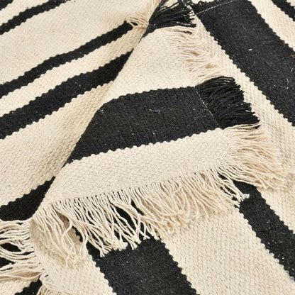 Rug (i494_1_1), Rug with Black & Off White Color, Rug with Home, Rug - EL15174