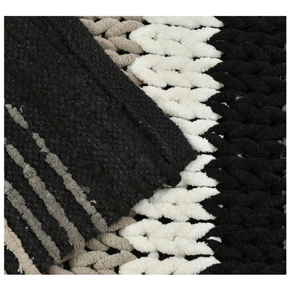 Rug (i413_1_1), Rug with Black, White & Grey Color, Rug with Home, Rug - EL15185